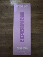 Experiment Plasma Wash Moisture-Depositing Gel Cream Cleanser with Glycerin150ml