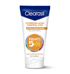Clearasil Stubborn Acne Control 5in1 Exfoliating Wash, Maximum Strenght with 2%