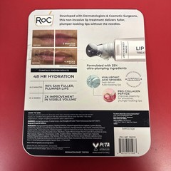 3 Pk Roc Non-Invasive Lip Volumizer 0.34 Fl Oz Collagen Peptides Hyaluronic Acid
