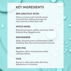 Bliss Clear Genius Clarifying Toner + Serum – 4.3 Fl Oz – Purifies Pores, Tones,