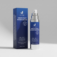 6-in-1 Face Cream For Men: Anti Aging Moisturizer With Niacinamide & Hyaluro