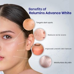 Relumins Advance White Oral Glutathione White Caps w/ Rose Hips 10 Bottles