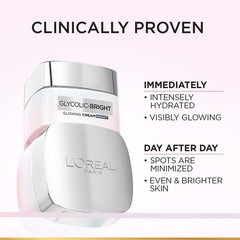 L&rsquo;Oreal Paris Glowing Night Cream – Glycolic Bright, Dark Spot Corrector 50ml