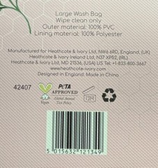 Heathcote & Ivory BUSY BEES Body Wash & Cream Lg Wash Bag White w/Bees & Holly