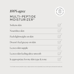 Naturium Multi-Peptide Moisturizer, Hydrating & Smoothing Skin Care, Moisturizes