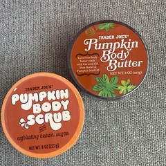 Trader Joe’s Pumpkin Body Butter 8oz. & Body Scrub 8oz. (Set Of 2)