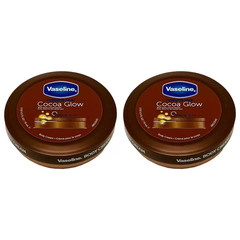 2 PACK Vaseline Intensive Care Cocoa Glow Cocoa Butter Body Cream 2.53 oz 75 ml