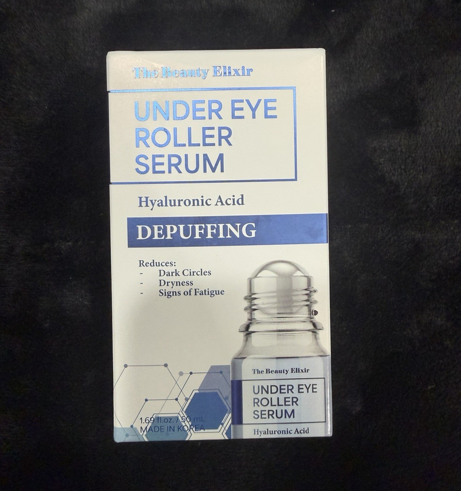 The Beauty Elixir Hyaluronic Acid Under Eye Roller Serum Depuffing 1.69 fl oz