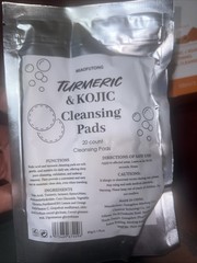 Miaofutong Turmeric & Kojic Cleansing Pads 20 Count