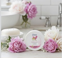 NEW SEALED Dove Nourishing Beauty Cream Pink 2.53 oz (75ml) Set of 6 Face & Body