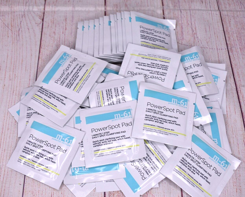 Set of 48 M-61 PowerSpot Pad 1 Minute 1 Step Daily Spot Clarifying Pad NWOB