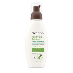 Aveeno Clear Complexion Foaming Oil-Free Facial Cleanser 6 Fl Oz (Pack of 1)