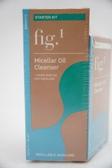 New Sealed Set Fig.1 Micellar Oil Cleanser Starter Kit + Refill 3.4 Fl Oz Each
