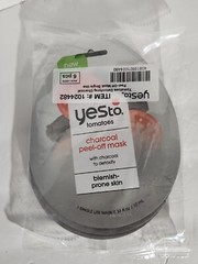 YES To Tomatoes Detoxifying Charcoal Peel-Off Mask Single Use NEW x 6