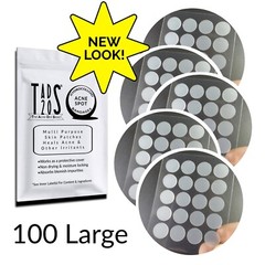 [100] Large (12mm) Acne Dot Pimple Patches Hydrocolloid Cystic Acne Patch tads20