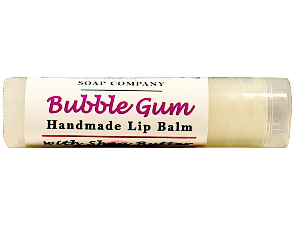 Bubble Gum Handmade Lip Balm made with Shea Butter