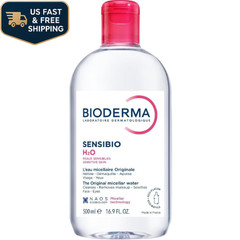 US STOCK Bioderma Sensibio H2O Micellar Water Makeup Remover 16.9 fl oz 500ml