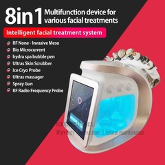 8 in 1 Hydra Spa Facial Machine Water Dermabrasion Deep Clean Skin Rejuvenation