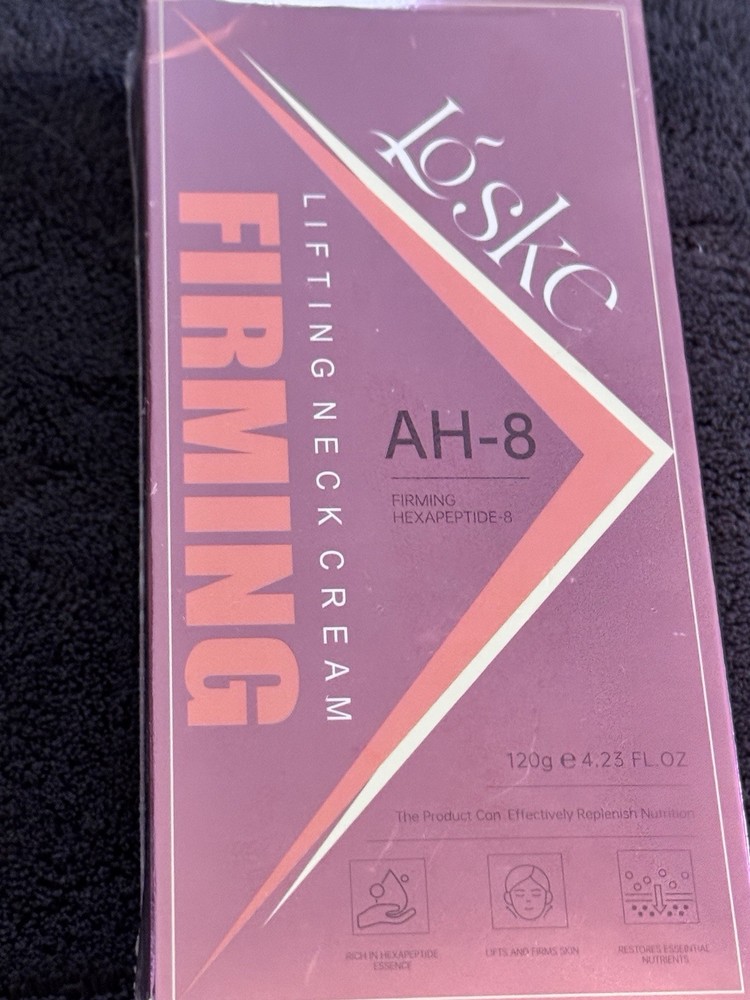 New Loske AH-8 Firming Lifting Neck Cream 120g (4.23 oz) Massage Roller NIB