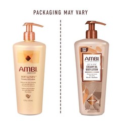 Ambi Soft & Even Creamy Oil Body Lotion – 12 Oz