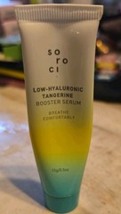 SOROCI Low-Hyaluronic Tangerine Booster Serum 15g Sealed W/Hyaluronic Acid New