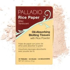 Rice Paper Oil Absorbing Sheets, 1-Ply, Pack of 6
