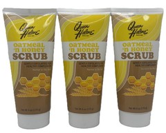 Queen Helene Oatmeal N Honey Facial Scrub 6oz. Tube (3 Pack)