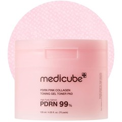 Medicube PDRN Pink Collagen Toning Gel Toner Pads – 70 Pads x1