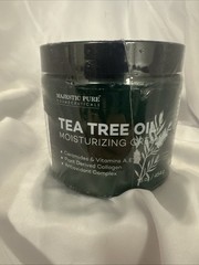 Majestic Pure Cosmeceuticals Tea Tree Oil Moisturizing Cream – 16oz – NEW SEALED