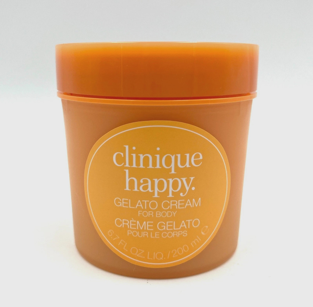 Clinique Happy Gelato Cream For Body Original Scent ~ 6.7oz / 200ML