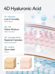 WNP Hyaluronic Acid Serum 3% for Face with 4D Multi-Layer Hydration | Ultra Hydr