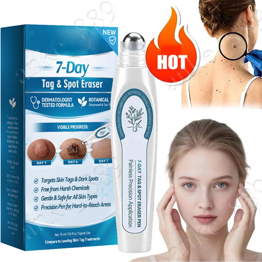 Tag & Spot Eraser Mole Skin Tags Removal Tool Eraser Pen Painless Long-Lasting🔥