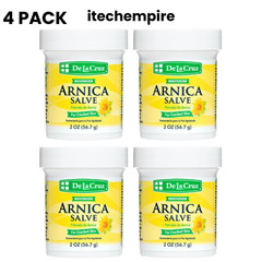 4 Pack De La Cruz Arnica Salve Moisturizer for Cracked Skin 2 Oz Fast Ship USA