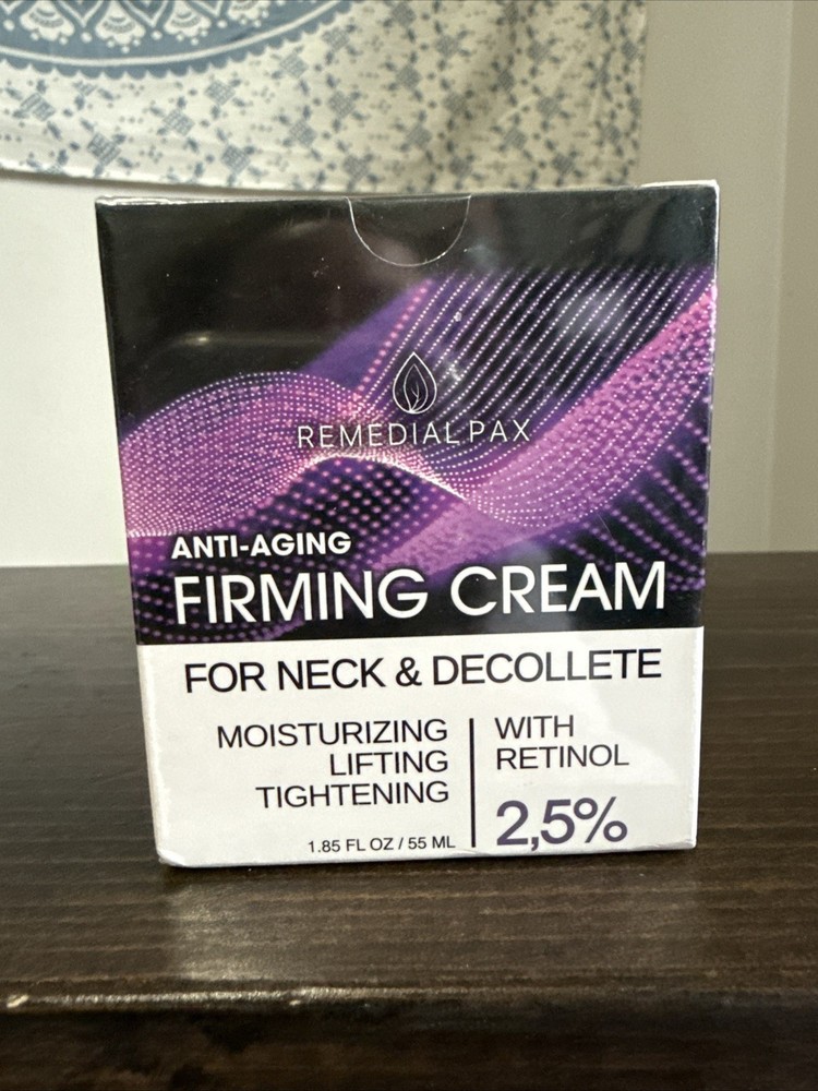 REMEDIAL Anti Aging Neck Firming Cream Moisturizing Lifting 1.7FL Exp 1/28