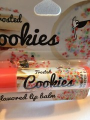Qty 2 PACKAGES Taste Beauty FROSTED COOKIES Flavored Lip Balm NEW~Free Ship