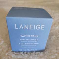 LANEIGE Water Bank Blue Hyaluronic Cream Face Moisturizer Refillable 1.69oz