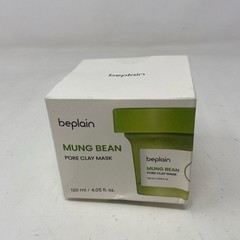 beplain Mung Bean Pore Clay Mask 120ml Green Jar Fragrance-Free