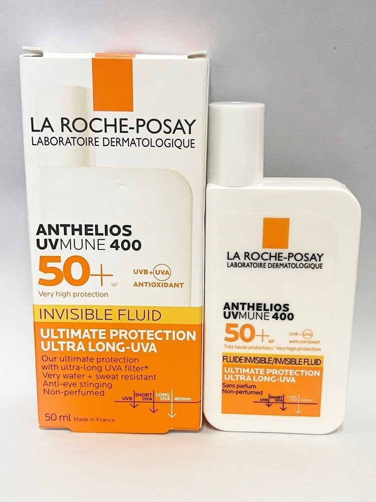 I∂ RochePosay Anthelios UVmune 400 Invisible Fluid SPF50 50ml / 1.7oz EXP: 04/28