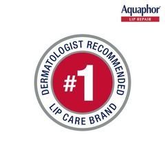 Aquaphor Lip Repair Ointment, Moisturizing 0.35 Fl Oz (Pack of 2), WHITE