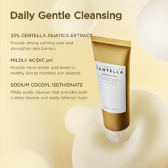 Madagascar Centella Ampoule Foam 4.23 Fl.Oz Korean Face Cleanser &Makeup Remover