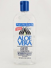 Fruit of the Earth Aloe Vera Gel No Added Fragrance Moisturizer for Sunburn