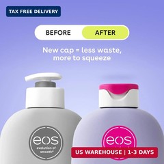 eos Shea Better Body Lotion Vanilla Cashmere, 24-Hour Moisture Skin Care, Lightw