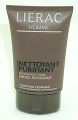 LIERAC HOMME PURIFYING CLEANSER MICRO-EXFOLIATING FACIAL FOAMING GEL NEW SEALED!