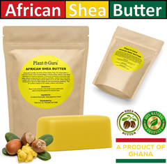 Raw African Shea Butter 1 lb. YELLOW 100% Pure Natural Unrefined Organic Bulk