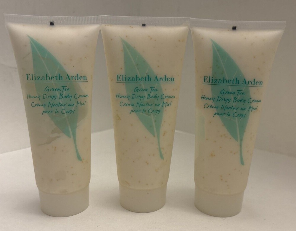 Lot Of 3— Elizabeth Arden Green Tea Honey Drops Body Cream 3.3oz