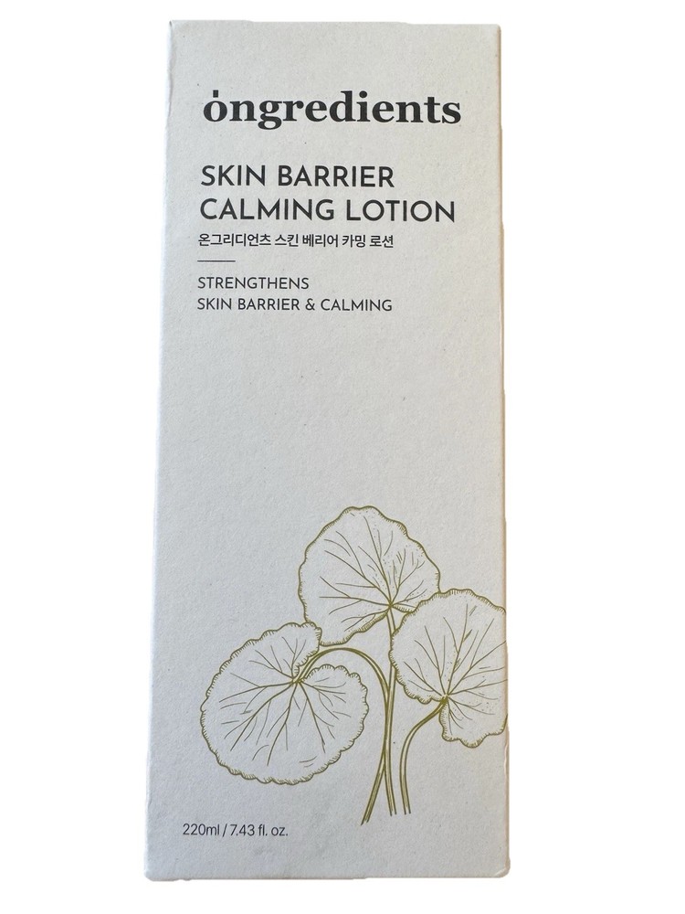 ONGREDIENTS Skin Barrier Calming Lotion 220ml/7.43 fl.oz New K- Beauty