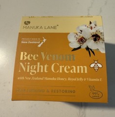 Manuka Lane Bee Venom Night Cream 50ml New Zealand Manuka Honey Anti Aging NEW