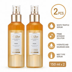 d’Alba White Truffle Prime Intensive Serum 150ml(5.07oz) x 2 Vegan Skincare