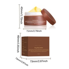 King Organic Gentlemen Body Crowned Butter Cologne Moisturizer for New-US