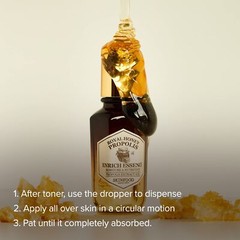 SKINFOOD Royal Honey Propolis Enrich Essence – 63% Black Bee Propolis & 10%